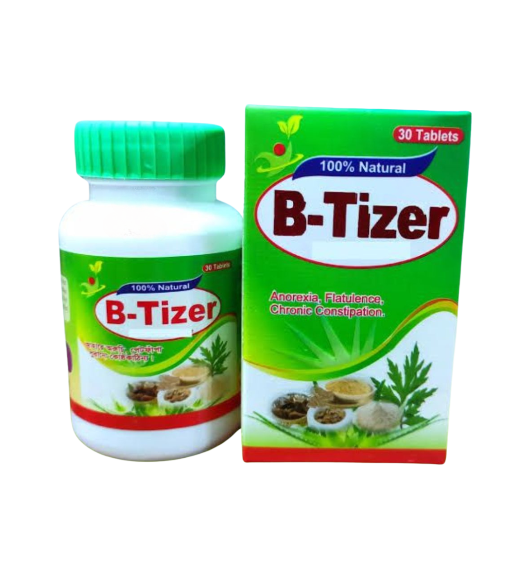 Picture of B Tizer Tablet 30 pic 1 pot Botanic Laboratories