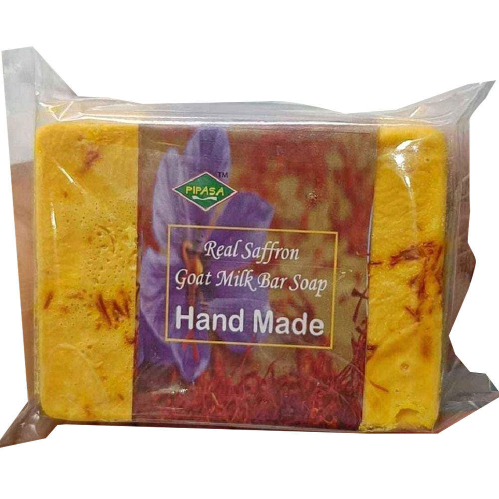 Picture of Hand Made Real Saffron Goat Milk Bar Soap -90g
