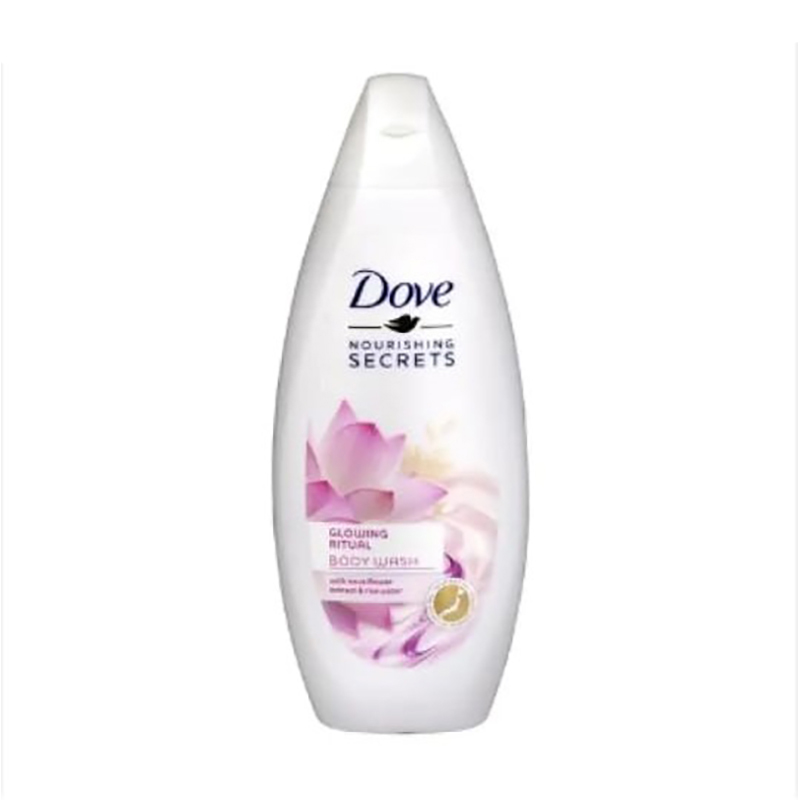 Picture of International UK product Dove GLOWING RITUAL shower gel body wash used for male/ female - 250 ml