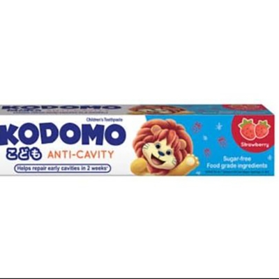 Picture of International Thailand Product Kodomo Children's Toothpaste strawberry Flavor 80 gm