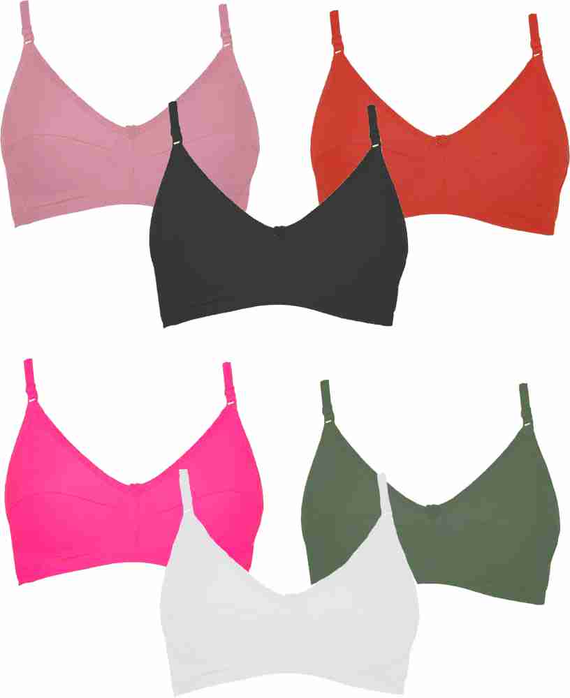 Picture of Full Coverage Lightly Padded Bra for Women 4 Pice Multiclour