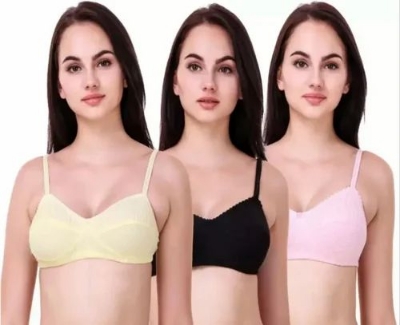 Picture of Full Coverage Lightly Padded Bra for Women 2 Pice Multiclour