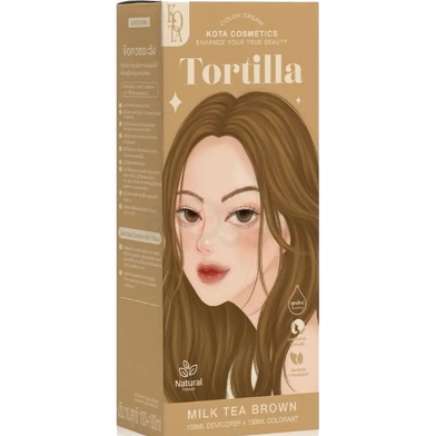 Picture of Best Kota Cosmetics Hair Color Cream Tortilla Milk Tea Brown