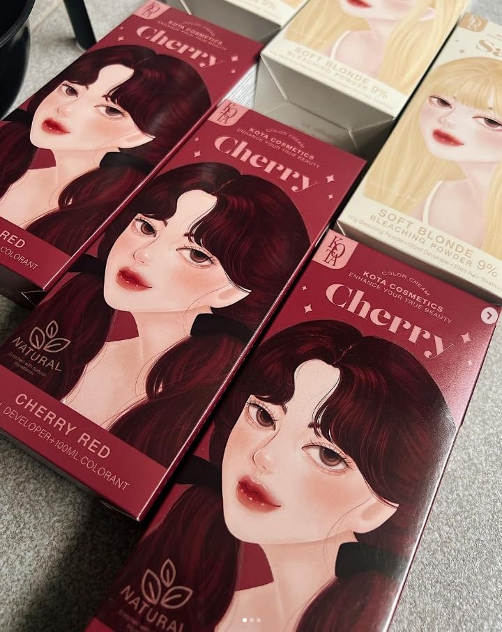 Picture of Kota Color Cream Hait Color Organic (Cherry (Cherry Red)), 6.76 Ounce (Pack of 1)