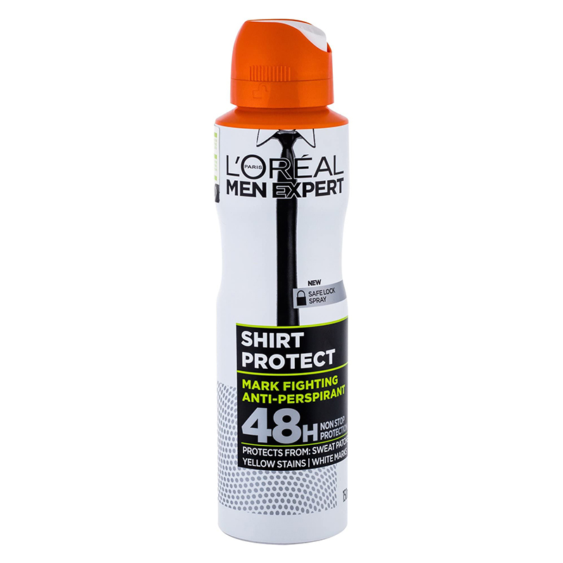 Picture of International European product Body Spray Loreal men expert Shirt Protect used for male - 250 ml