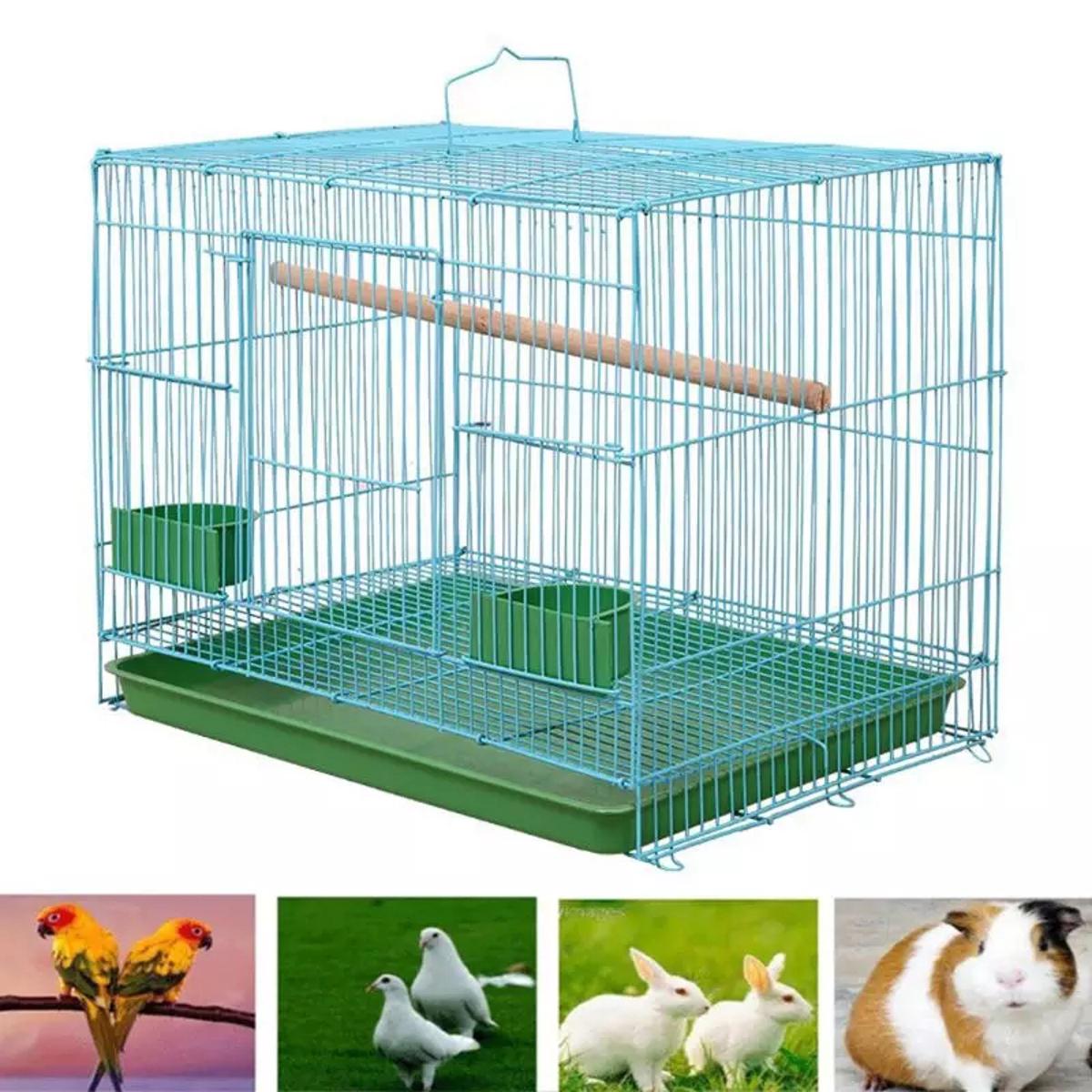 Picture of Big Square Size 18Wx24Lx13H China Premium Metal Bird Cage Cash On Delivery Available