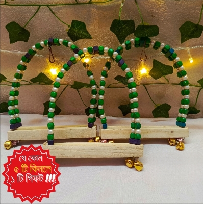 Picture of Bird swing toy Natural Wooden Parrots Swing Toy Picture of Bird swing toy Natural Wooden Parrots Swing Toy