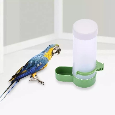 Picture of 5pcs 140ml Bird water pot Pet Drinker Feeder Waterer Clip for Aviary Budgie Cockatiel Lovebird farming equipment