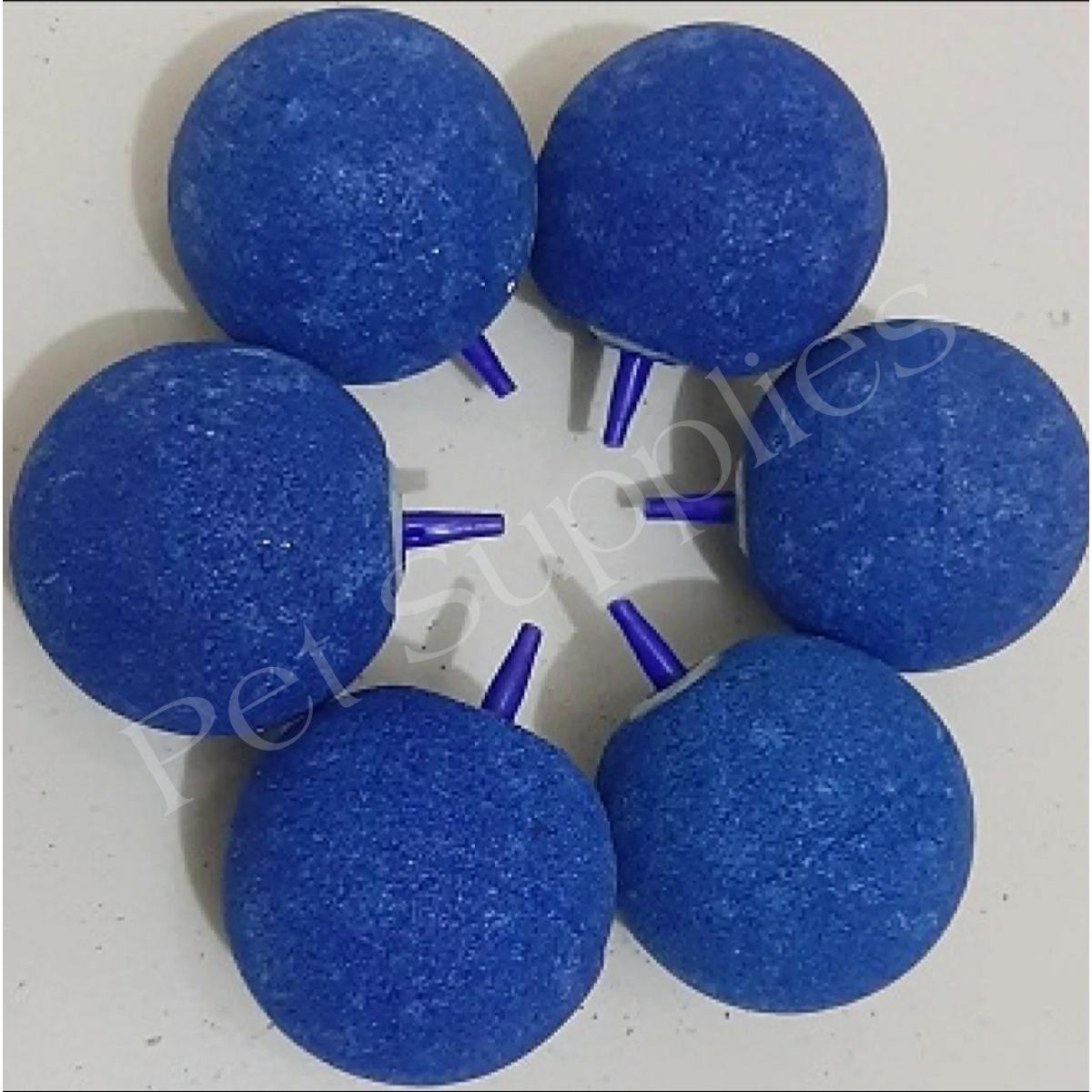Picture of 6 Pcs Biofloc Big Size Air Stone Bubble Diffuser Aquarium Air Stones Color May Vary Multi colour (Round, Pack of 6 PCS)