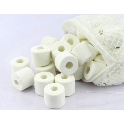 Picture of Hi Quality White Ceramic Ring Filter Media for Aquarium  1kg