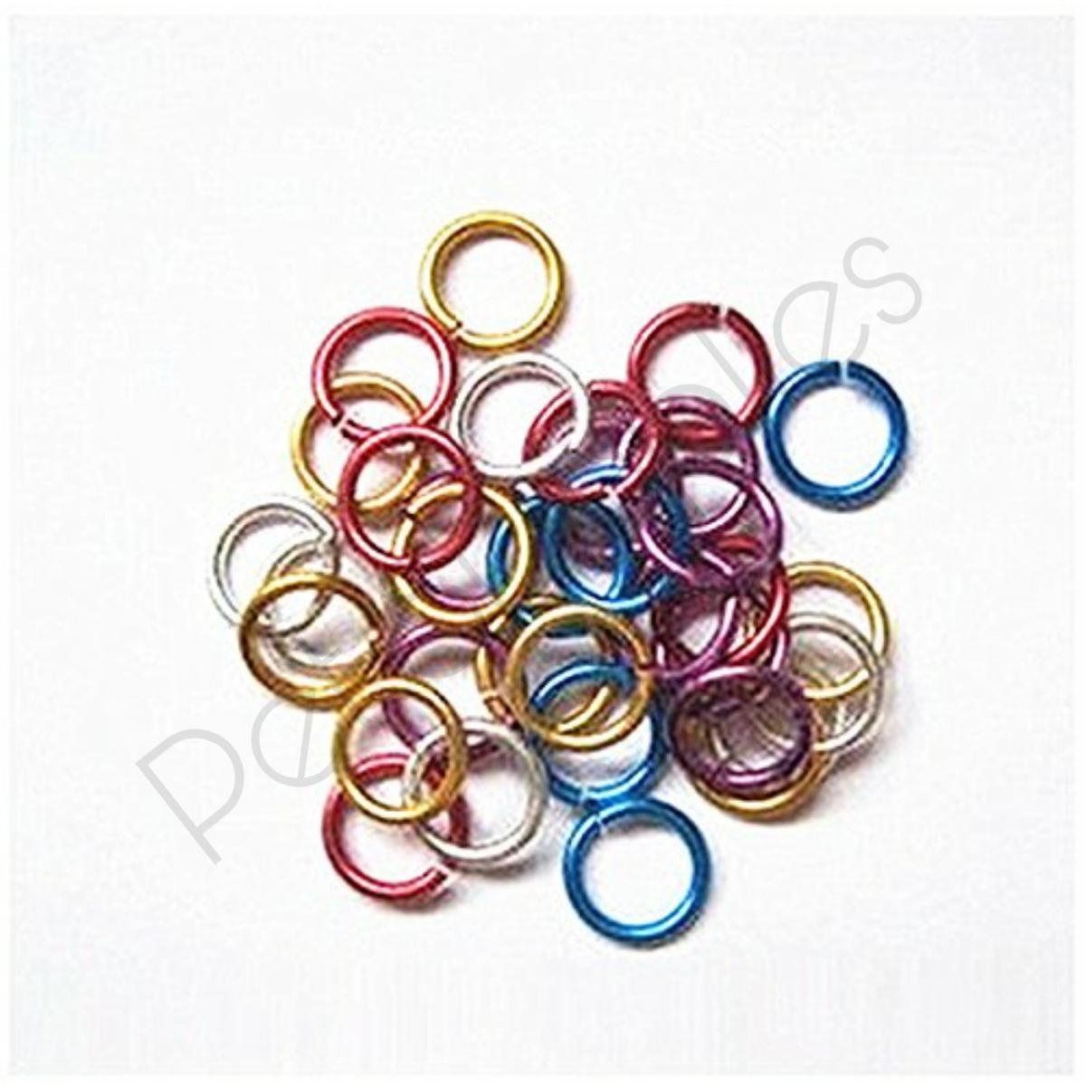 Picture of 200 pcs 8mm Round Shape Bird & Pigeon Foot Ring Pigeon Rings Pigeon Leg Bands Multicolor