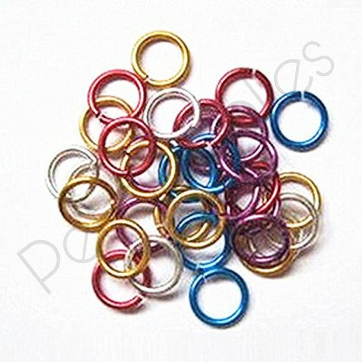 Picture of 50 pcs 8mm Round Shape Bird & Pigeon Foot Ring Pigeon Rings Pigeon Leg Bands Multicolor