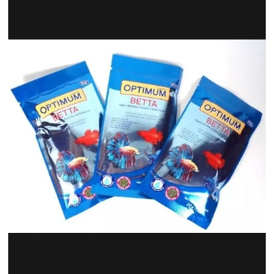Picture of 5 Pcs Optimum All Small Fish  and Other Betta Fish Highly Nutrition Food (ছোট মাছের ছোট দানাদার খাবার)  20g