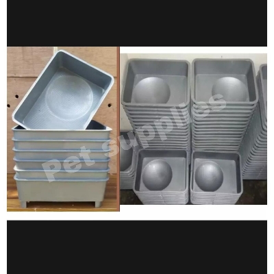 Picture of Square Big Size Breeding Box Tray for Cockatiel or Love  Birds with Perch Attached Picture of Square Big Size Breeding Box Tray for Cockatiel or Love  Birds with Perch Attached