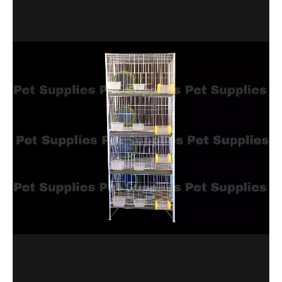 Picture of 3 Pcs Four Floor All Kind Of Pigeon Cage by 13 NO Wire With All Accessories Size: 24×18×13