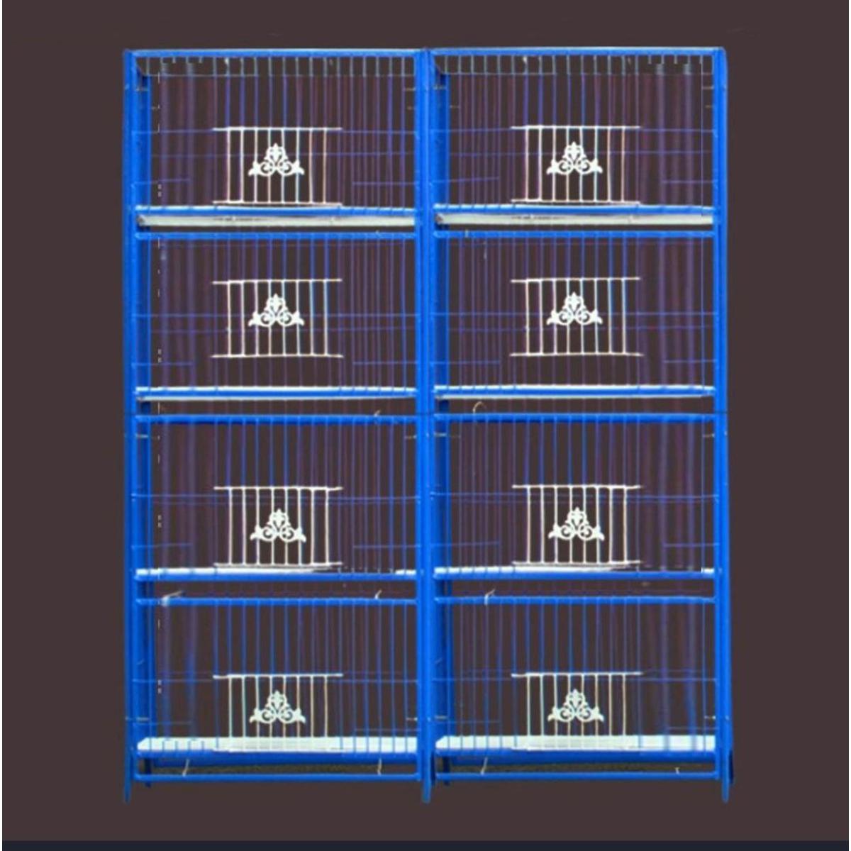 Picture of 8 Floor Nut System Folding Cage Made by 13no Wire With plastic coded on China Model Pigeon Cage Each Floor Cash On Delivery Available