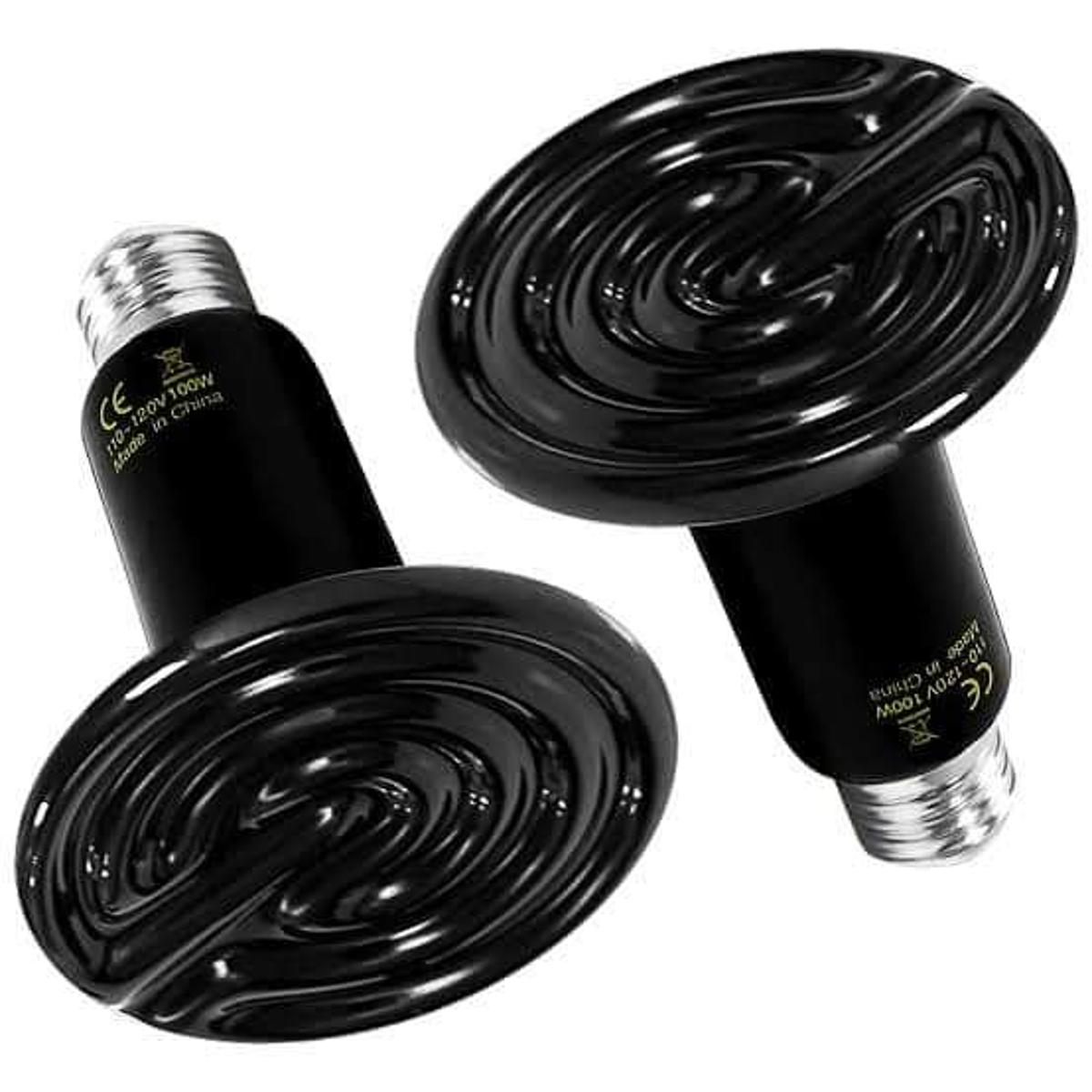 Picture of Boutique Far Infrared Pet Heating Lamp Ceramic 220V Bird Pigeon Turtle  Brooder Bulb Heat Emitter Light Bulb 100/200W