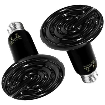 Picture of Boutique Far Infrared Pet Heating Lamp Ceramic 220V Bird Pigeon Turtle  Brooder Bulb Heat Emitter Light Bulb 100/200W