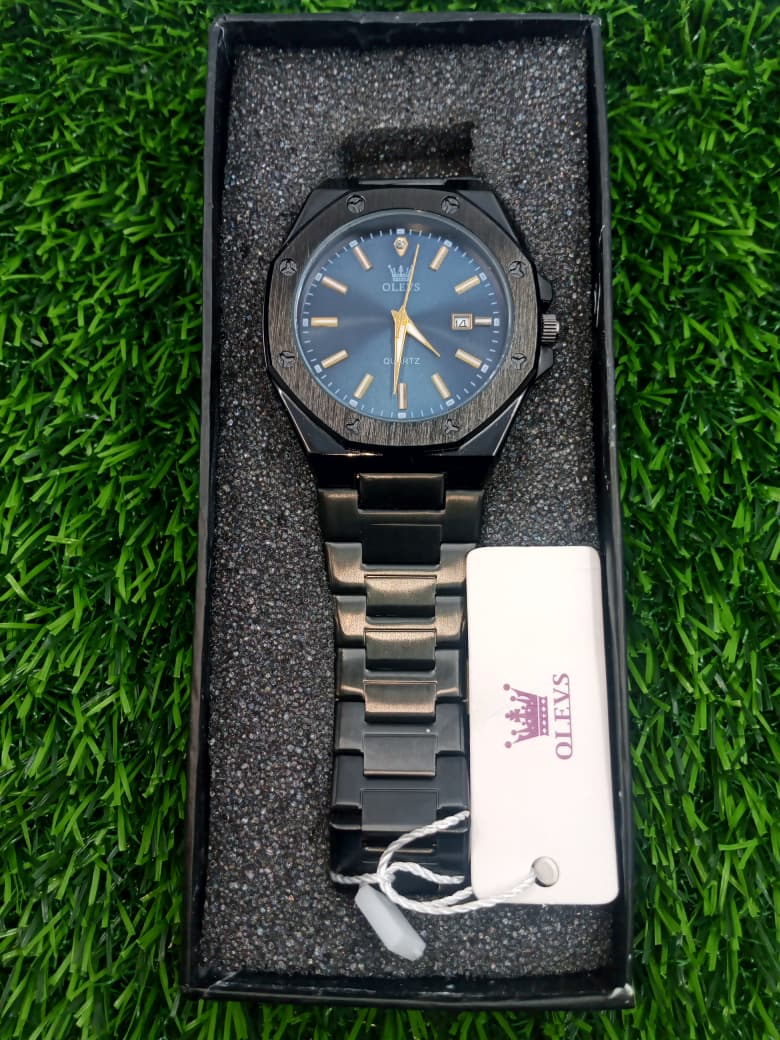 Picture of OLEVS 3613 Quartz Wrist Watch Stainless Steel Black Strap