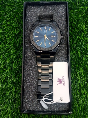 Picture of OLEVS 3613 Quartz Wrist Watch Stainless Steel Black Strap