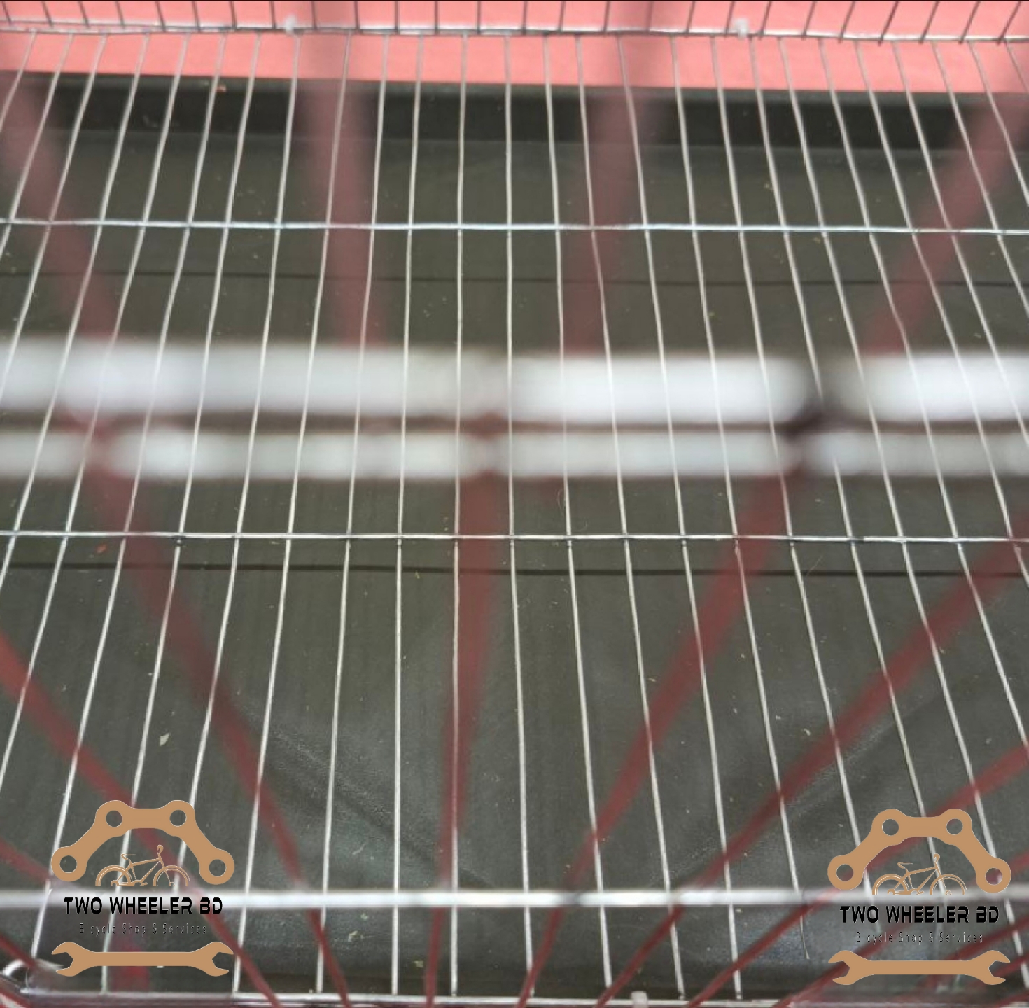 Picture of 18x12 or 20×16 or 24×18 Inches Folding Square 1/2 Inches Gape Cage With Double Tray for Pigeons, Rainbow Budgerigar , Cockatiel, Parrot Australia dove, Albino, lutino red eye , Myna, Tia, Chicken, Duck, Cat, Dog, Rabbit, Quail bird's cage in bangladesh