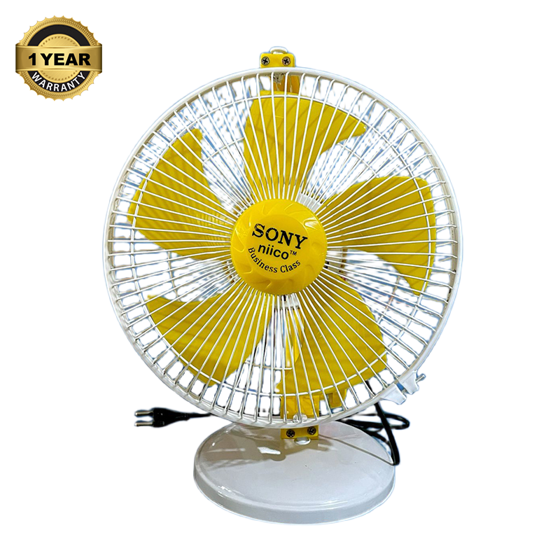 Picture of niico 9 Inch Business Class Soundless High Speed Fan -Yellow Color