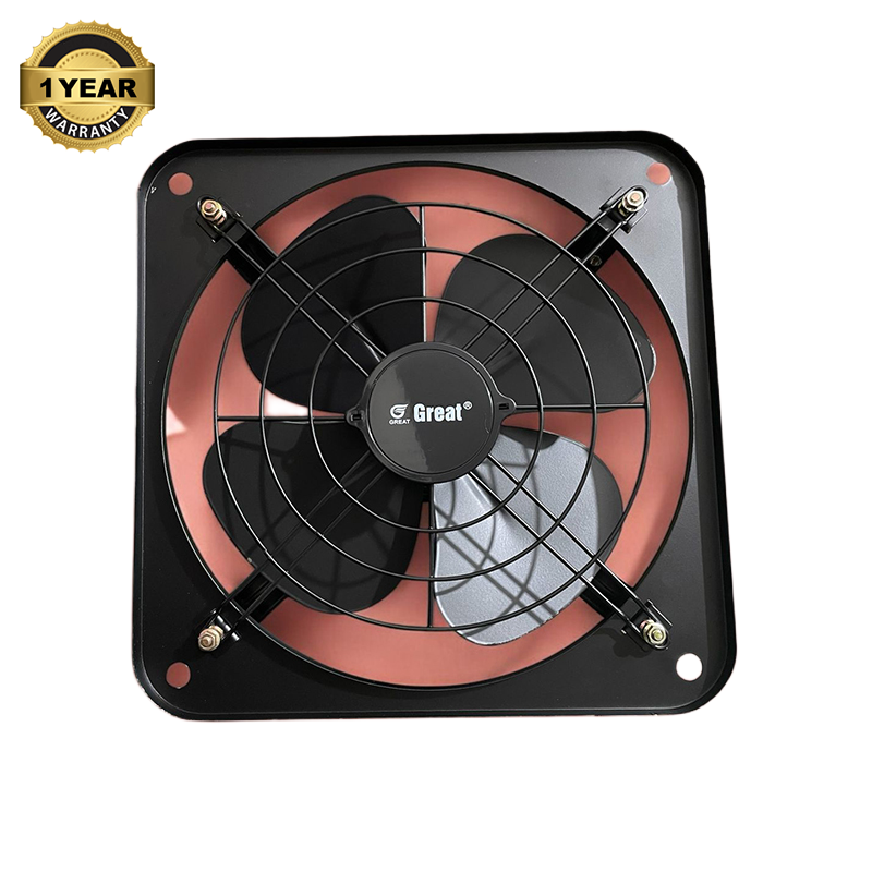 Picture of Exhaust Fan Lonh Lasting National Deluxe 10 inch 4 Blade Steel Body & Wings
