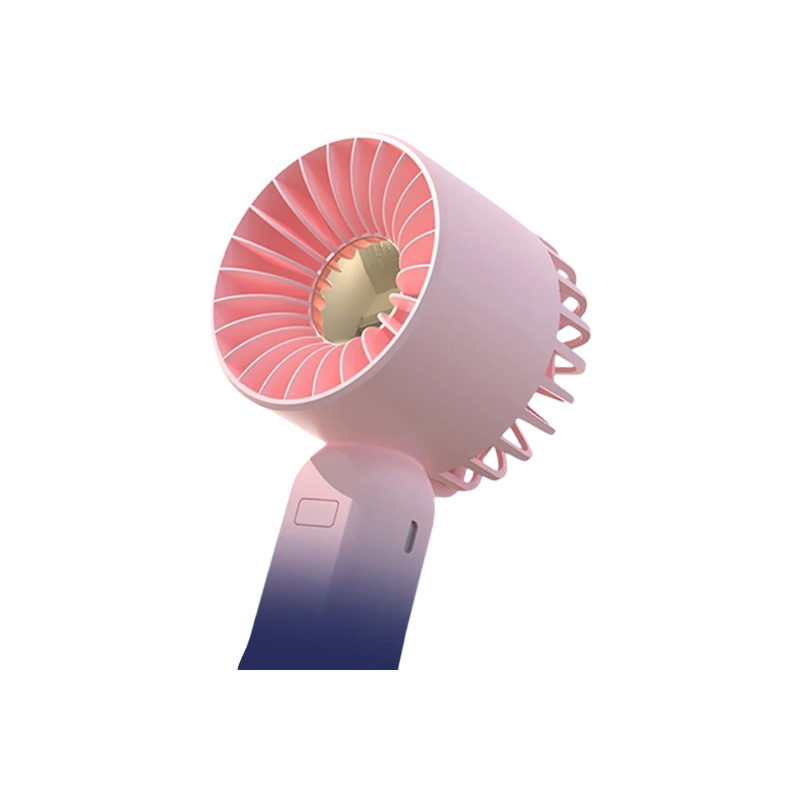 Picture of Mini Portable Handheld Fan USB Rechargeable 3 Speed Adjustment Electric Summer Desktop Cooling Fan Outdoor Turbo Blower Fans