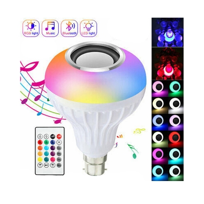 Picture of Smart Music  13 Color Led Light Bulb With Remote Control & Bluetooth Speaker