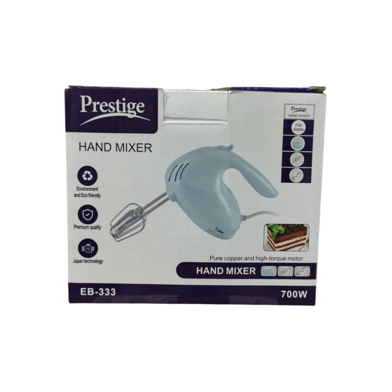 Picture of Prestige Ergonomic Luxury design Heavy Duty Multi-Functional Electric Egg beater Automatic Cream Whip Stirrer Stainless Mixing Household Mini Mechanical Beater