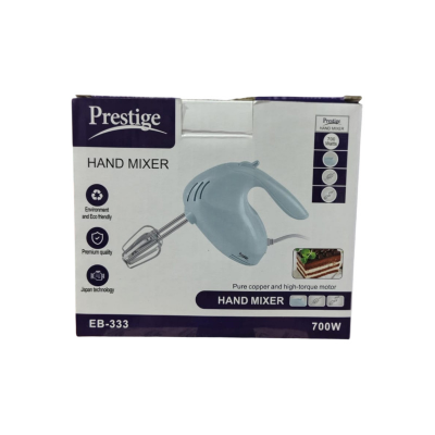 Picture of Prestige Ergonomic Luxury design Heavy Duty Multi-Functional Electric Egg beater Automatic Cream Whip Stirrer Stainless Mixing Household Mini Mechanical Beater