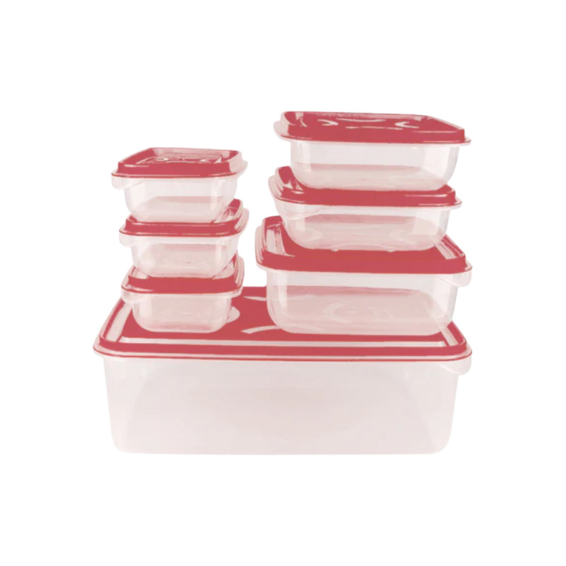 Picture of 4 Pcs Round Plastic Bowls Set Food Container Freeze Microwave Oven Safe Air Tight Lid||high quality box ||kitchen bowl set plastic||Food Storage Container Boxes