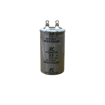 Picture of Niico Ceiling Fan Capacitor Model niico=SH 3.5 uf =350 V.AC Made In Thailand Original Capacitor=3.5  UF ( 1 Year Warranty)