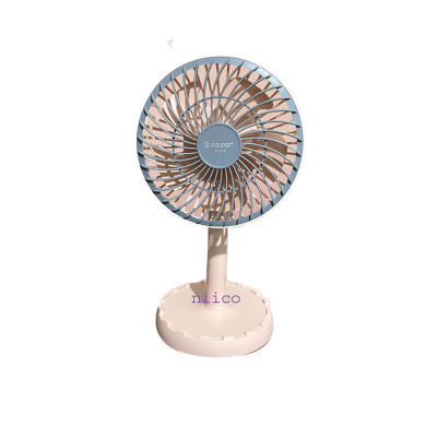 Picture of Rechargeable Moving Charger Fan  Portable Professional  Mini Table Fan Model: Joy Super JY-2218 -001Strong Wind Left to Right Oscillating Angle 45 Degrees - (1 Year Warranty)