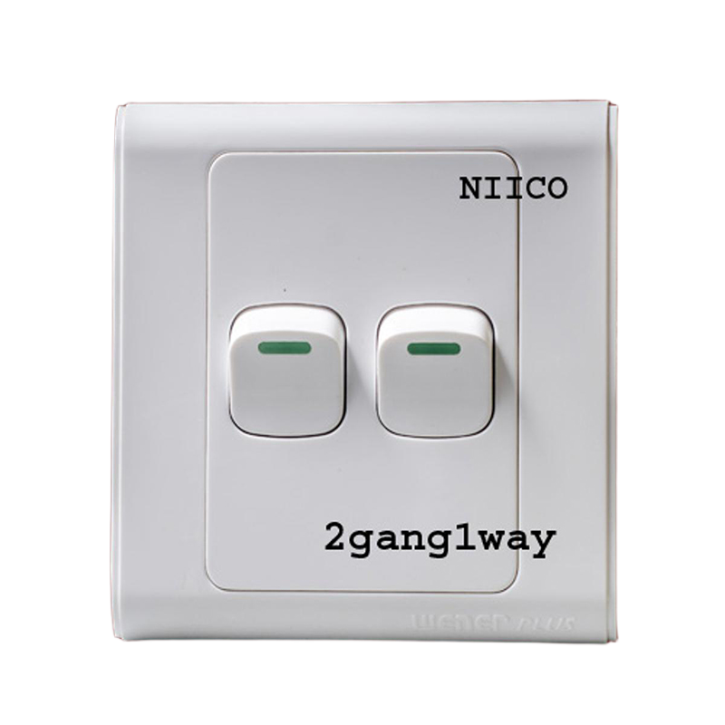 Picture of Switch Wener Plus 2 Gang 1 Way Wall Switch