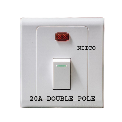 Picture of Wener Plus Switch Heavy Duty 20 Ampere Double Pole Switch