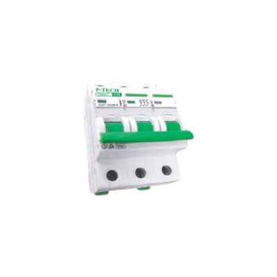 Picture of P-TECH Circuit Breaker  MCB-Triple Pole 63Amp(5 years Warranty)
