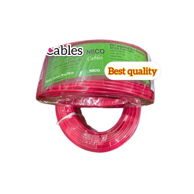 Picture of 1.3 RM Fireproof Niico House Waring  Copper cable 20 Guz - 1.3 rm (3-W) 3/22 Copper cable Red Color -(5 Year Warranty )-20 Guz=60 Foot Copper Wire