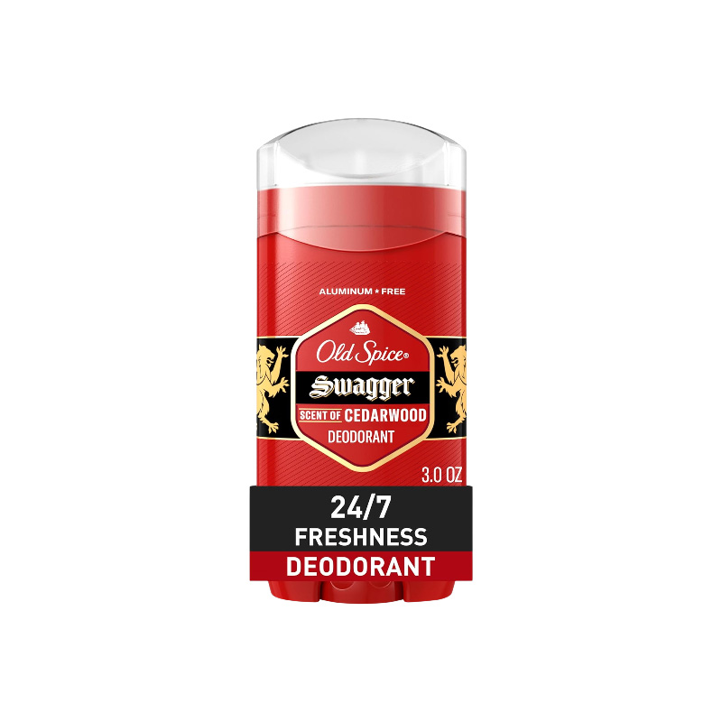 Picture of Old Spice Aluminum Free Deodorant for Men, 24/7 Odor Protection, 24/7 Freshness & Lasting Scent, Swagger with Cedarwood Scent 73gm