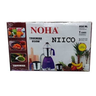 Picture of NOHA Heavy Duty Mixer Blender 3 Stainless Steel Jar-850 Watt (1 Year Warranty)