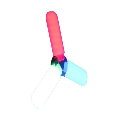 Picture of Led লাইট ভাঁজ করা ফ্যান ব্লেড led লাইট Blub-3 রঙ-(লাল/নীল/সবুজ)