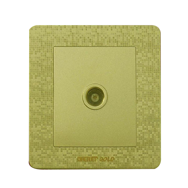 Picture of Exclusive  Wener Gold TV  Socket-(3 Years Repless Warranty)