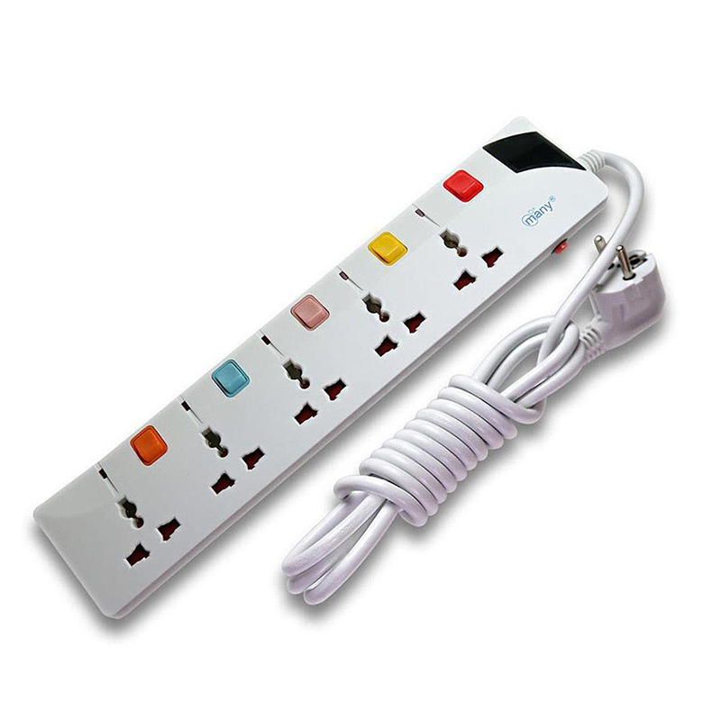 Picture of Multi Plug Heavy Duty 5 Gang Model MTS-G157-2Pin Plug/5 Meter Wire