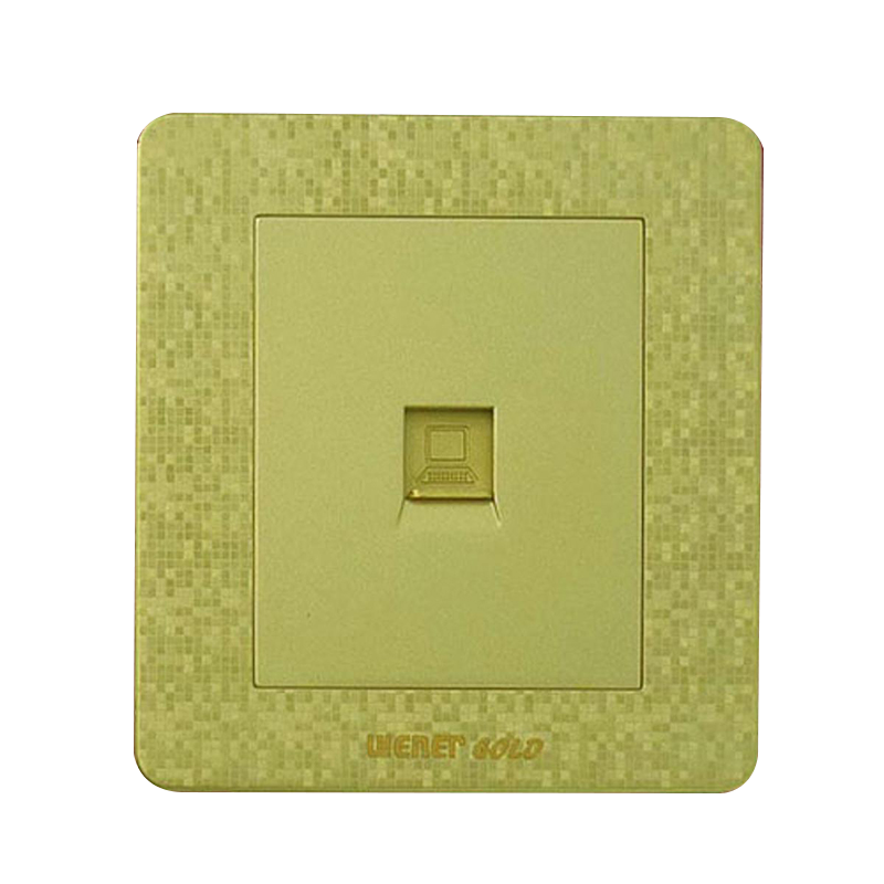 Picture of Exclusive  Wener Gold Internet  Socket-(3 Years Repless Warranty)