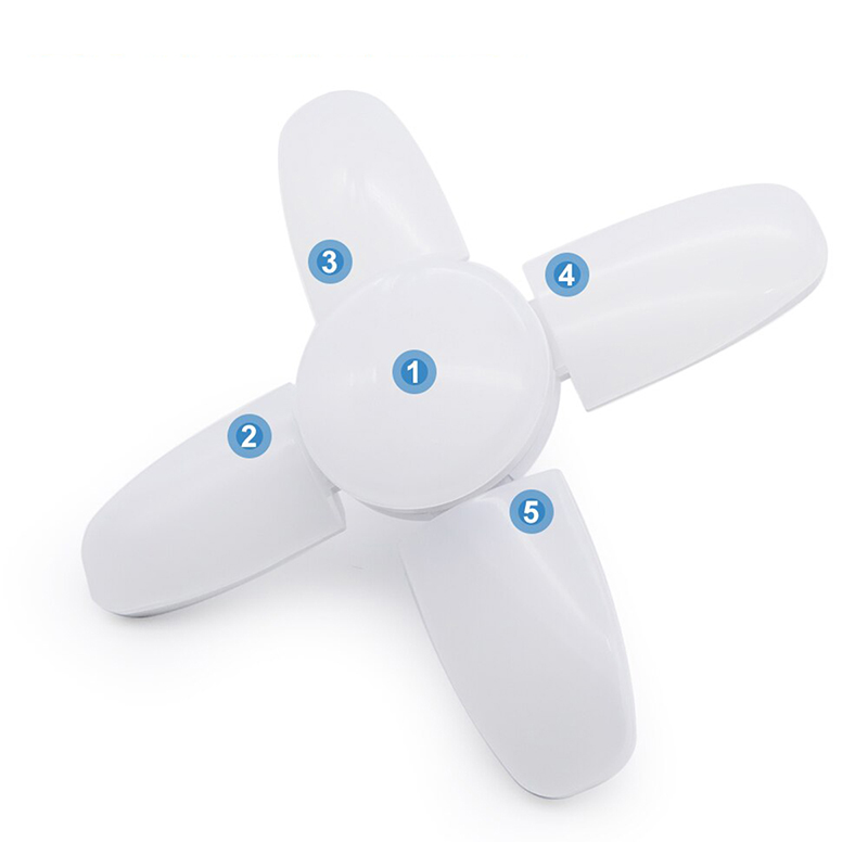 Picture of Foldable 4 Fan Blade LED Bulb Heavy Duty -(Wing Size-2 inch)