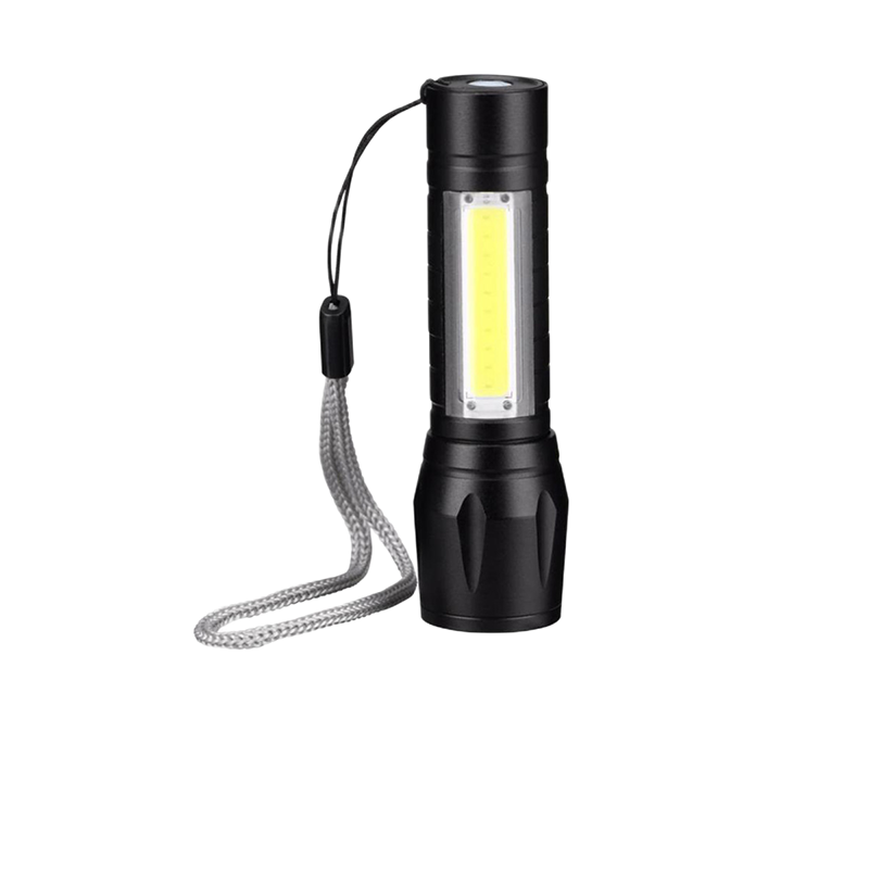Picture of Rechargeable USB  HEAVY DUTY Torchlight With  Flashlight  Zoomable- Model-009
