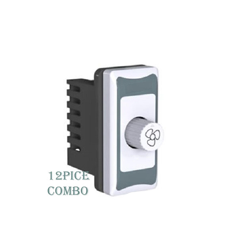 Picture of PIANO Fan Regulator Switch -GRAY Color(12 Pice Combo)