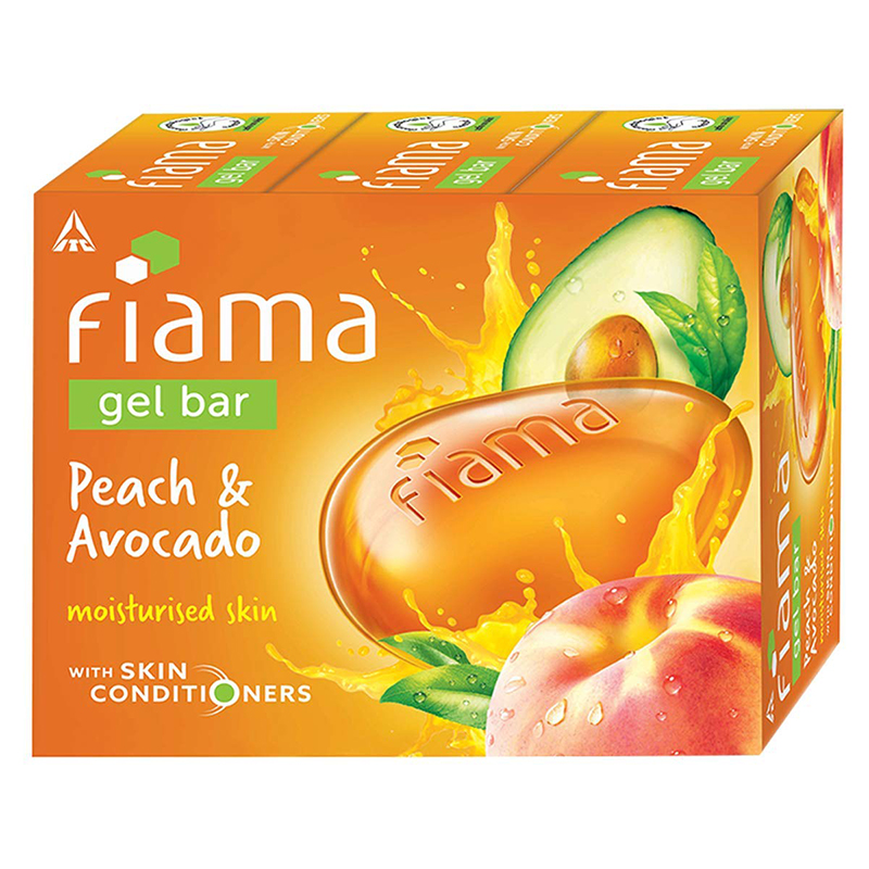 Picture of Fiama Gel Bar Peach And Avocado For Moisturized Skin, With Skin Conditioners, 125g Soap