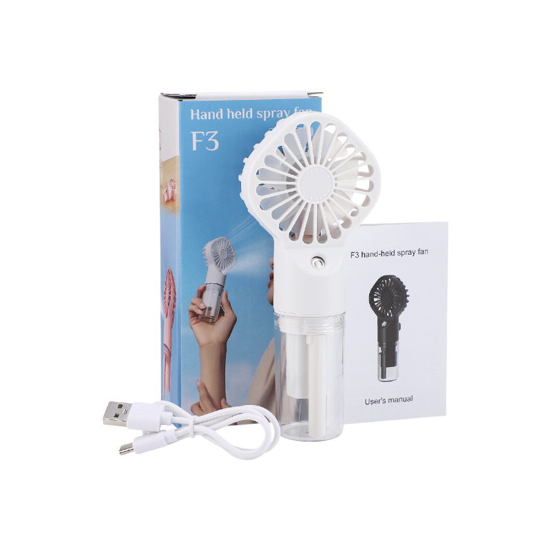 Picture of Portable Handheld Mist Fan 2 In 1 Water Spray Mini Fan Air Cooler For Room Outdoor Camping Cooling Tools Face Hydration Device