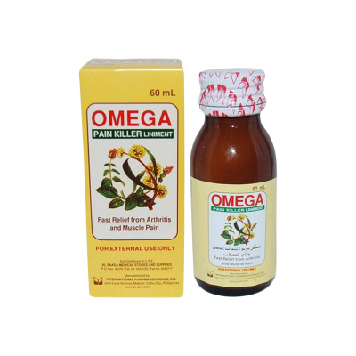 Picture of OMEGA Pain Killer Balm Relief Liniment Oil for Arthritis and Muscle Pain (Philippines) - 60ml